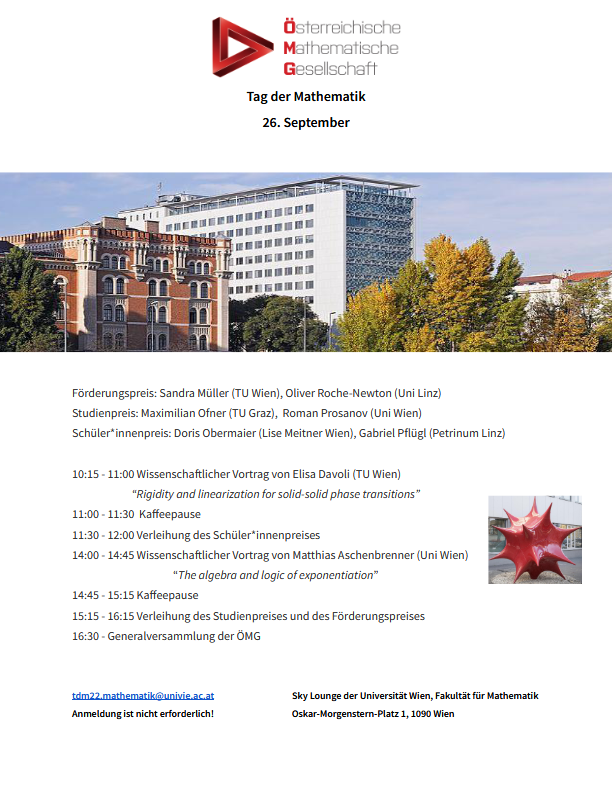 Tag der Mathematik 2022 Poster